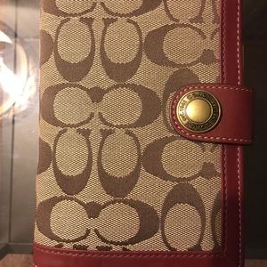 New Coach Monogram notebook/addessbook/planner